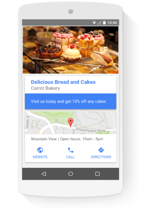 Location extension ads Google